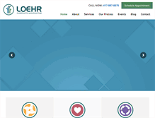 Tablet Screenshot of loehrchiro.com